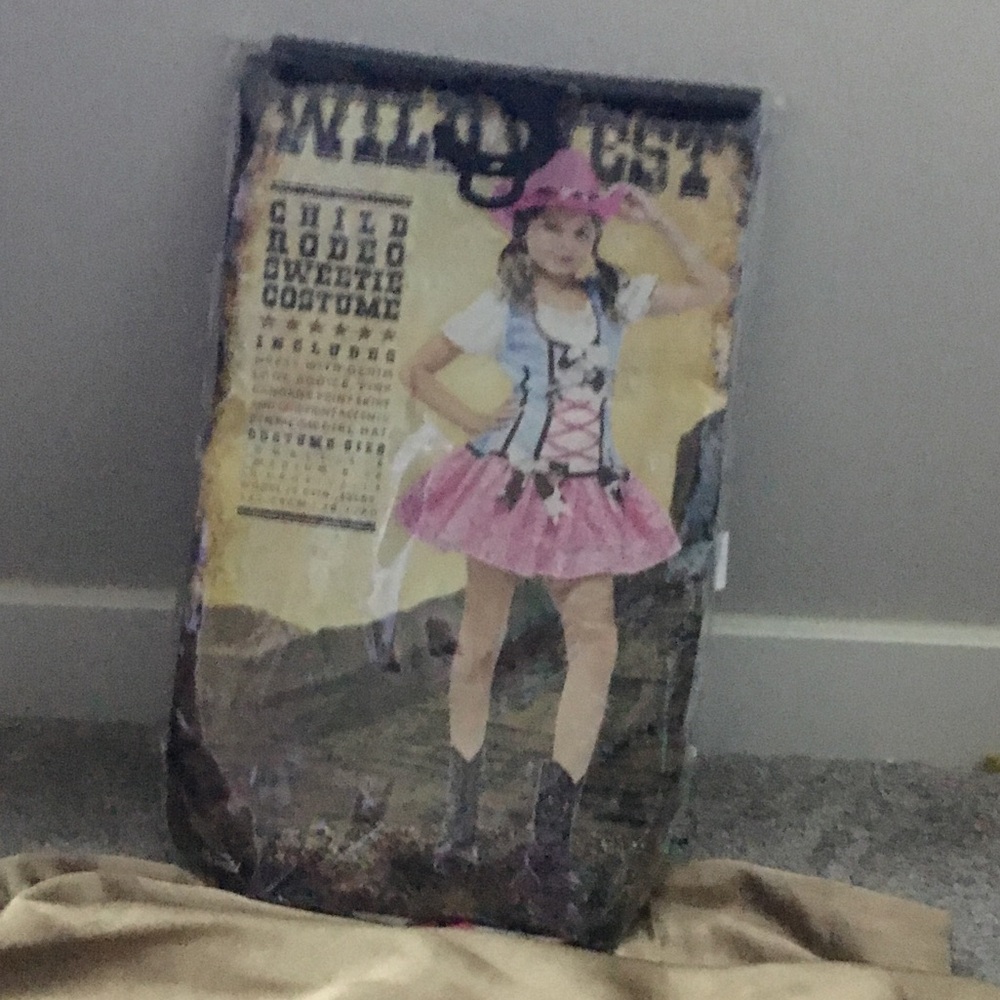 Wild West Child Rodeo Sweetie Costume - Pink